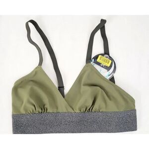 Half Moon Active by Modern Movement MEDIUM Sleamless Sports Bra Wireless, Burnt